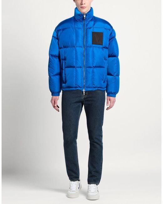ARMANI EXCHANGE Blue Puffer Polyamide for men