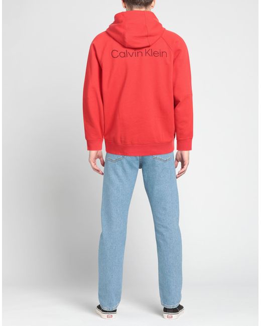 Calvin Klein Sweatshirt in Red für Herren