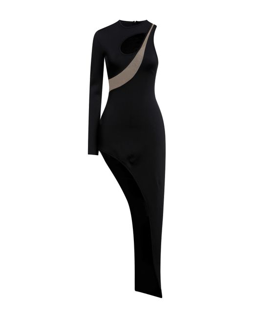 David Koma Black Mini Dress