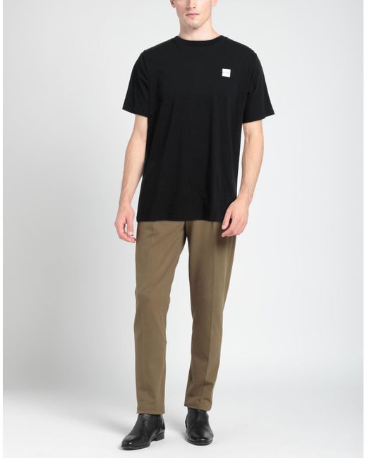 OUTHERE Black T-Shirt Cotton for men