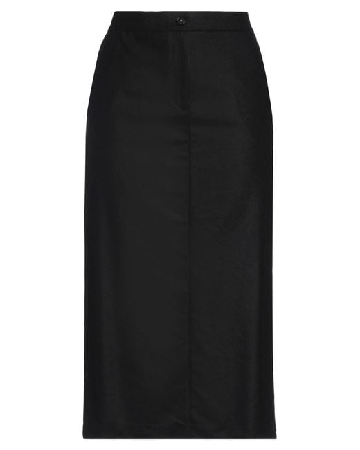 Massimo Alba Black Midi Skirt