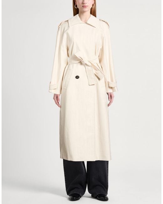 MAX&Co. Natural Overcoats & Trench Coats