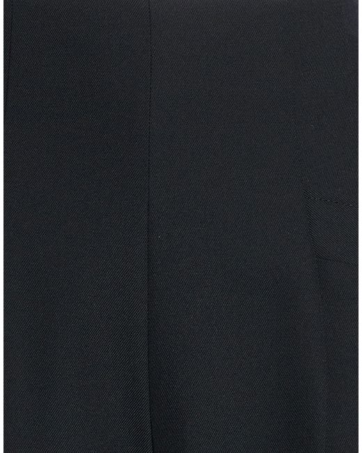 Sandro Blue Pants Polyester, Wool