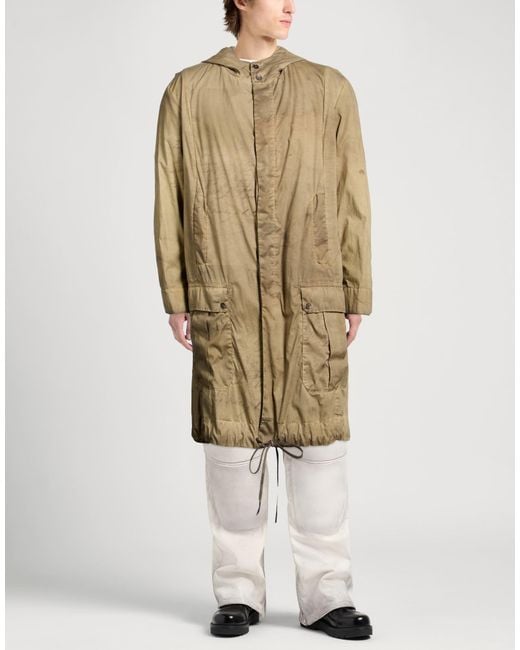 Masnada Natural Overcoat & Trench Coat Cotton, Elastane for men