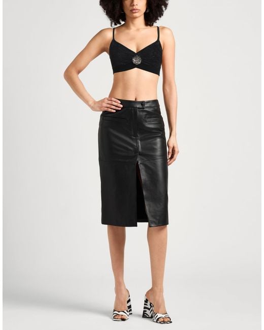 Blumarine Black Top Polyester, Viscose