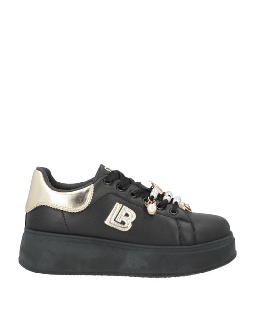 Laura Biagiotti Black Sneakers Textile Fibers