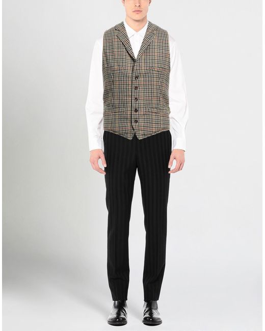Montedoro Gray Waistcoat for men