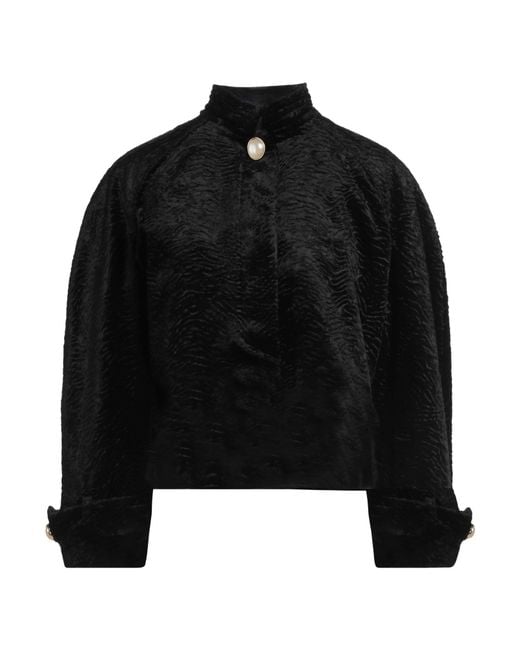 Casablanca Black Jacket Virgin Wool, Cotton, Elastane
