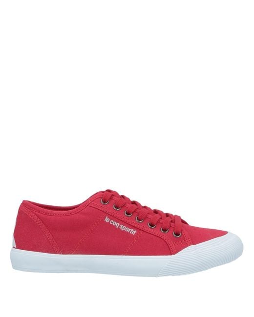 le coq sportif red sneakers
