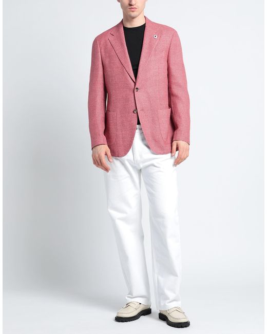 Lardini Pink Blazer for men