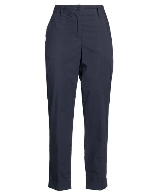 P.A.R.O.S.H. Blue Midnight Pants Cotton