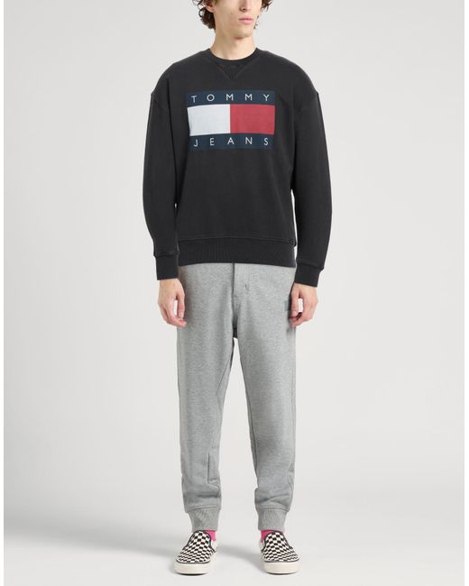 Felpa di Tommy Hilfiger in Black da Uomo