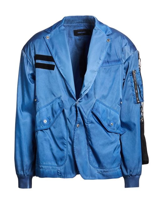 DSquared² Blue Jacket for men