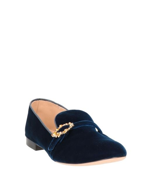Gianvito Rossi Blue Mokassin