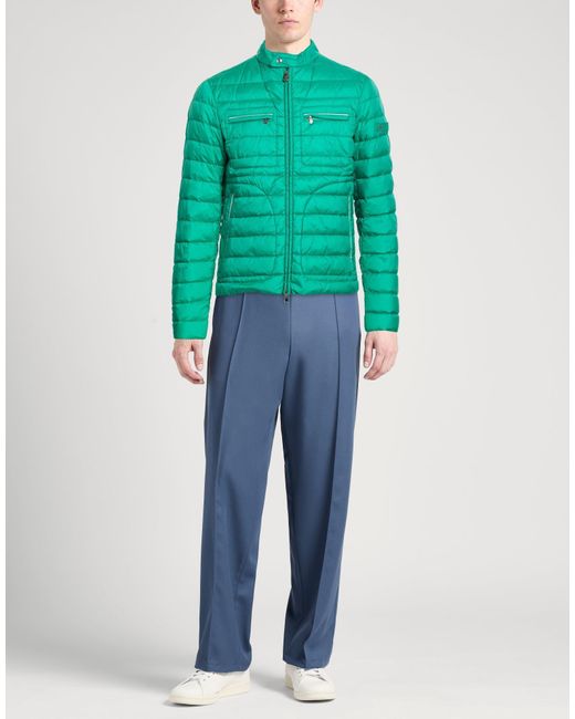 Peuterey Green Puffers for men