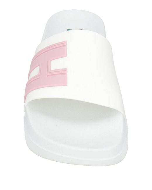 Hogan White Sandals