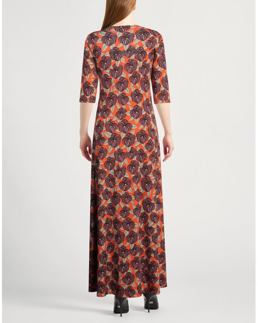 Siyu Red Maxi-Kleid