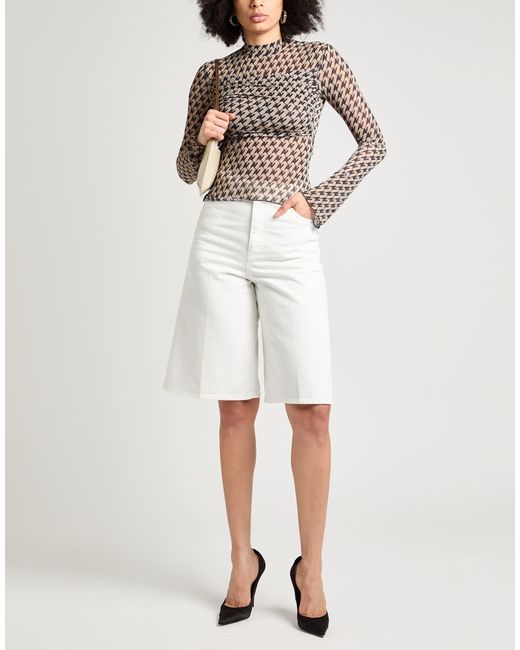 AVAVAV White Khaki Top Polyamide, Elastane