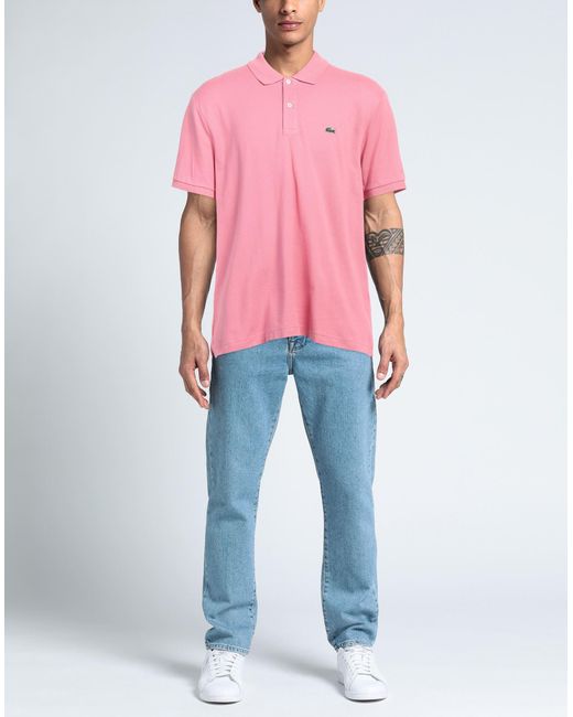 Lacoste Poloshirt in Pink für Herren