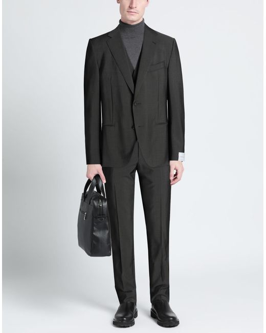 Caruso Black Suit for men