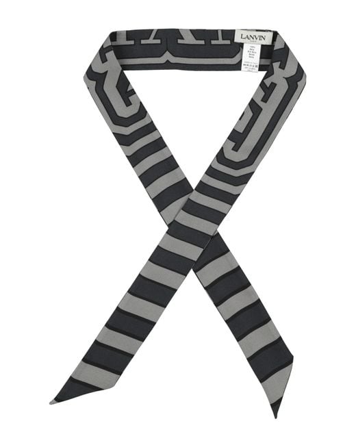 Lanvin Black Scarves