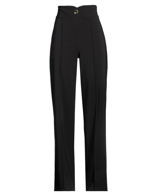 Rinascimento Black Pants Polyester, Elastane