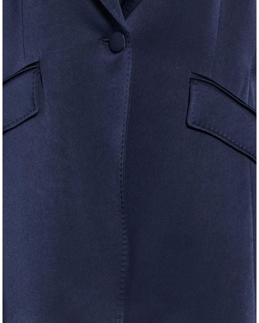 Marella Blue Blazer Triacetate, Polyester