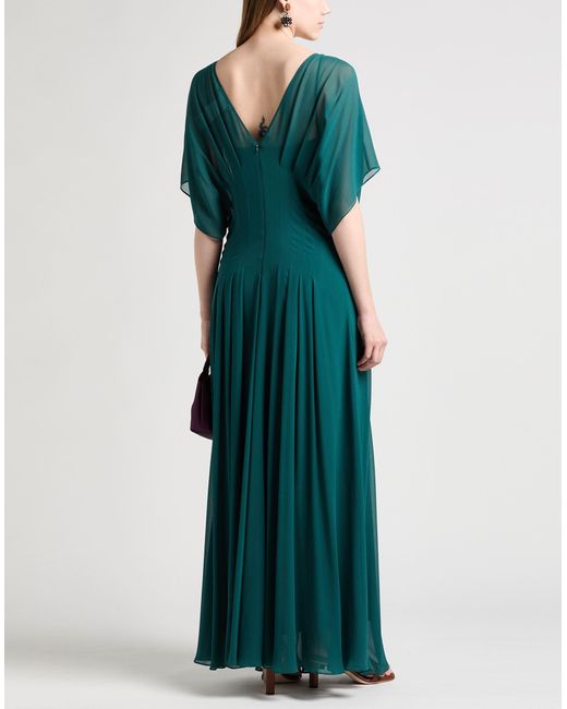 Max Mara Green Maxi-Kleid