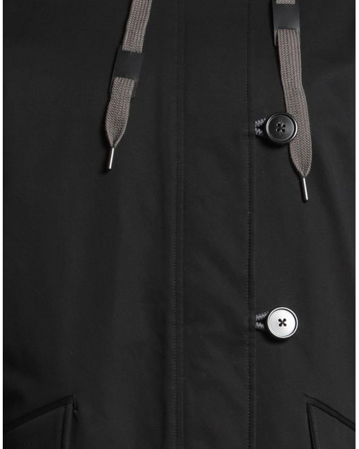 THEORY PROJECT Black Overcoat & Trench Coat