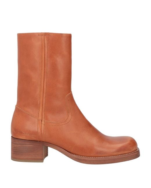 DSquared² Brown Tan Boot Cow Leather for men