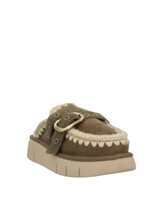 Mou Brown Mules & Clogs