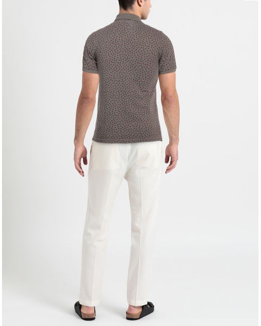Heritage Gray Polo Shirt Cotton for men