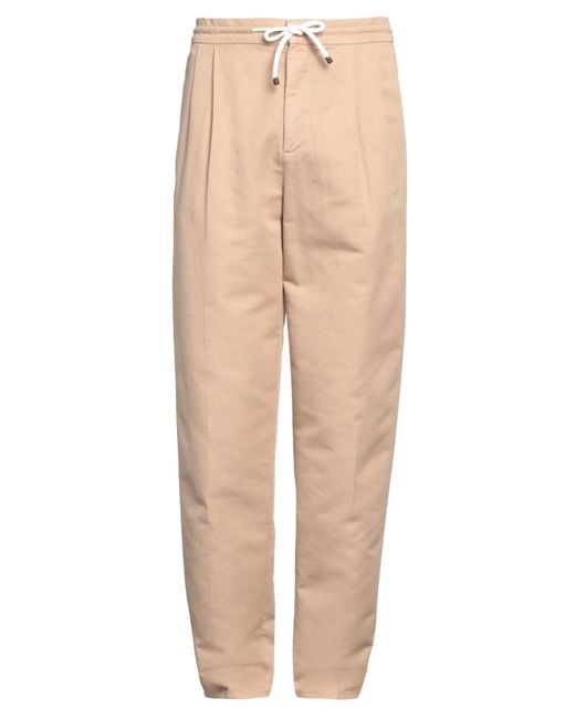 Brunello Cucinelli Natural Pants for men