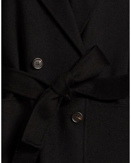 BRERAS Milano Black Coat Wool, Polyester