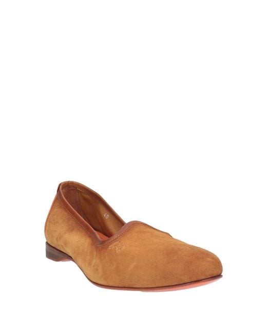 Santoni Brown Loafers