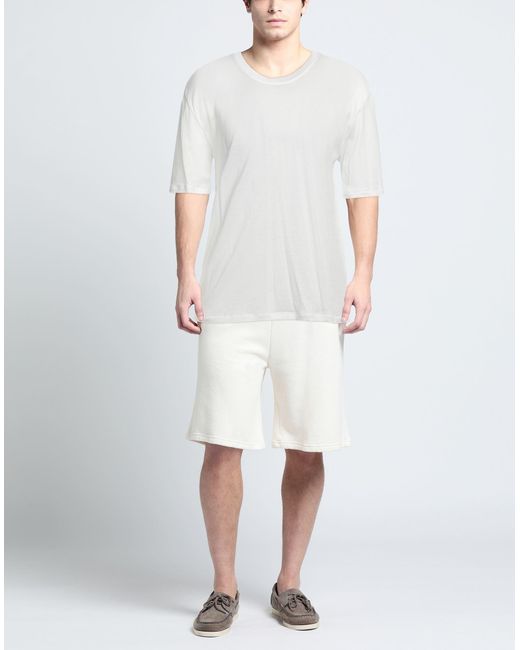 Laneus White T-shirt for men