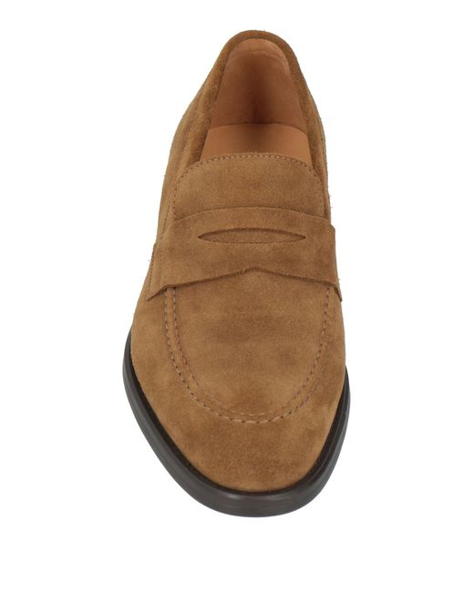 Paul Smith Brown Camel Loafers Leather for men