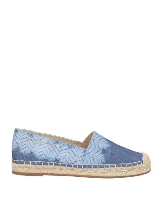 Emporio Armani Blue Espadrilles