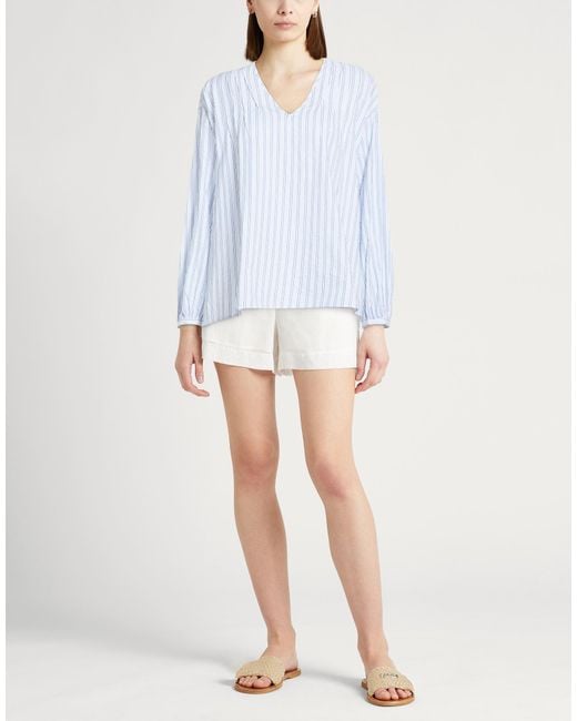 Massimo Alba Blue Light Top Cotton, Polyester, Polyamide