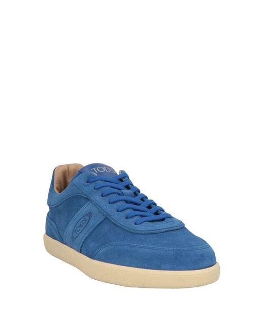 Tod's Blue Sneakers Leather for men