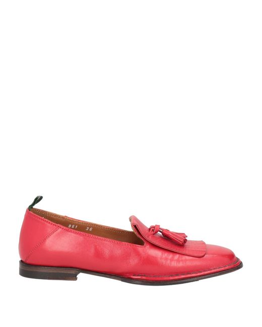 Green George Red Loafers