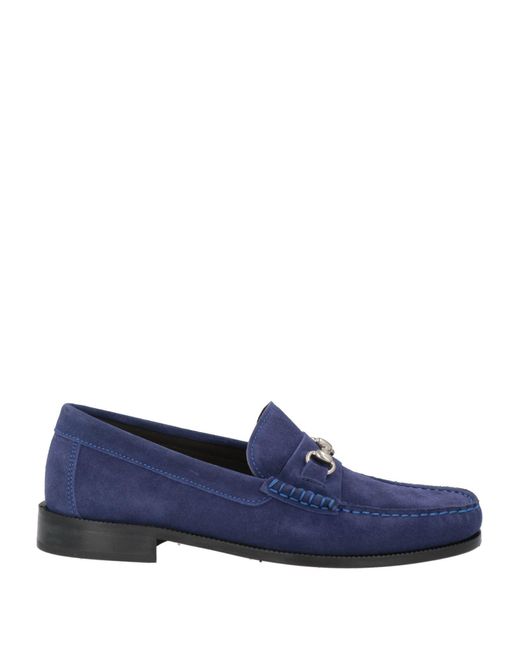Grey Daniele Alessandrini Blue Loafers for men