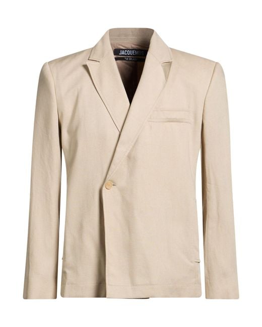Jacquemus Natural Blazers for men
