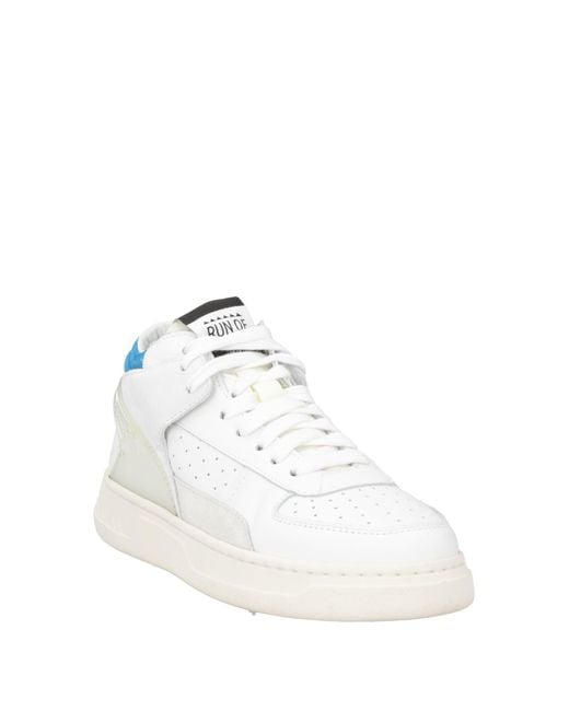 RUN OF White Sneakers Leather