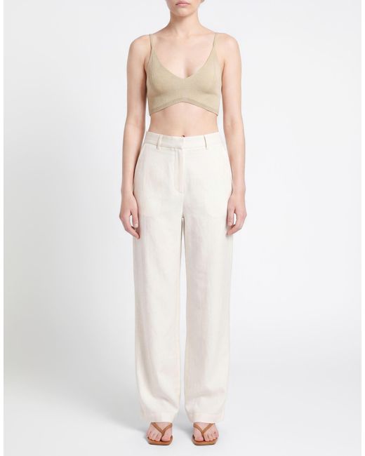 Jacquemus Natural Top Viscose, Polyester, Polyamide