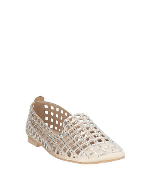 Exe' Natural Loafers Textile Fibers