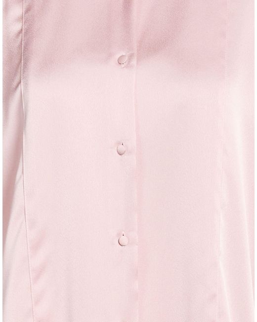 Nineminutes Pink Shirt Polyester, Elastane