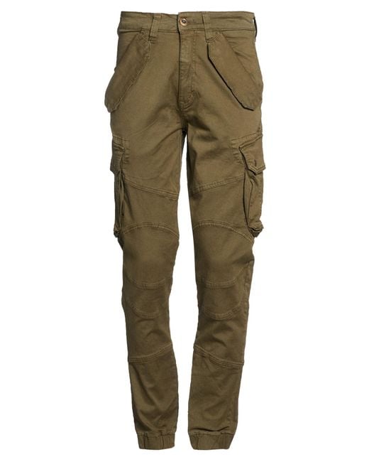 Alpha Industries Green Pants for men