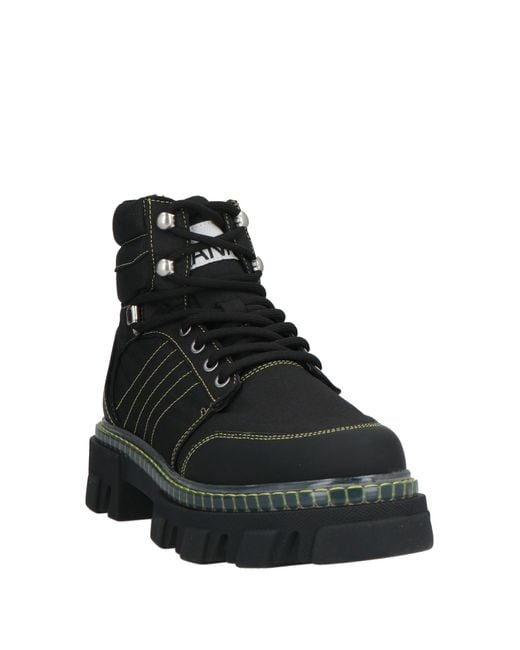 Ganni Black Ankle Boots