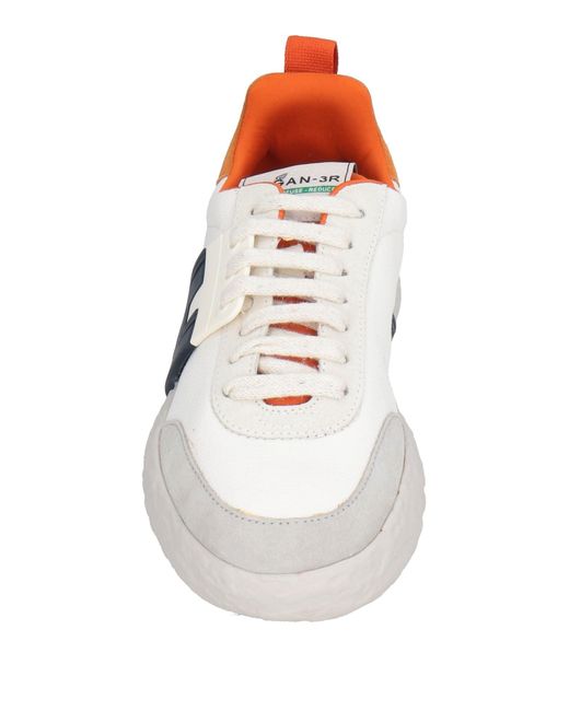 Hogan White Leather-Canvas Low-Top Sneakers